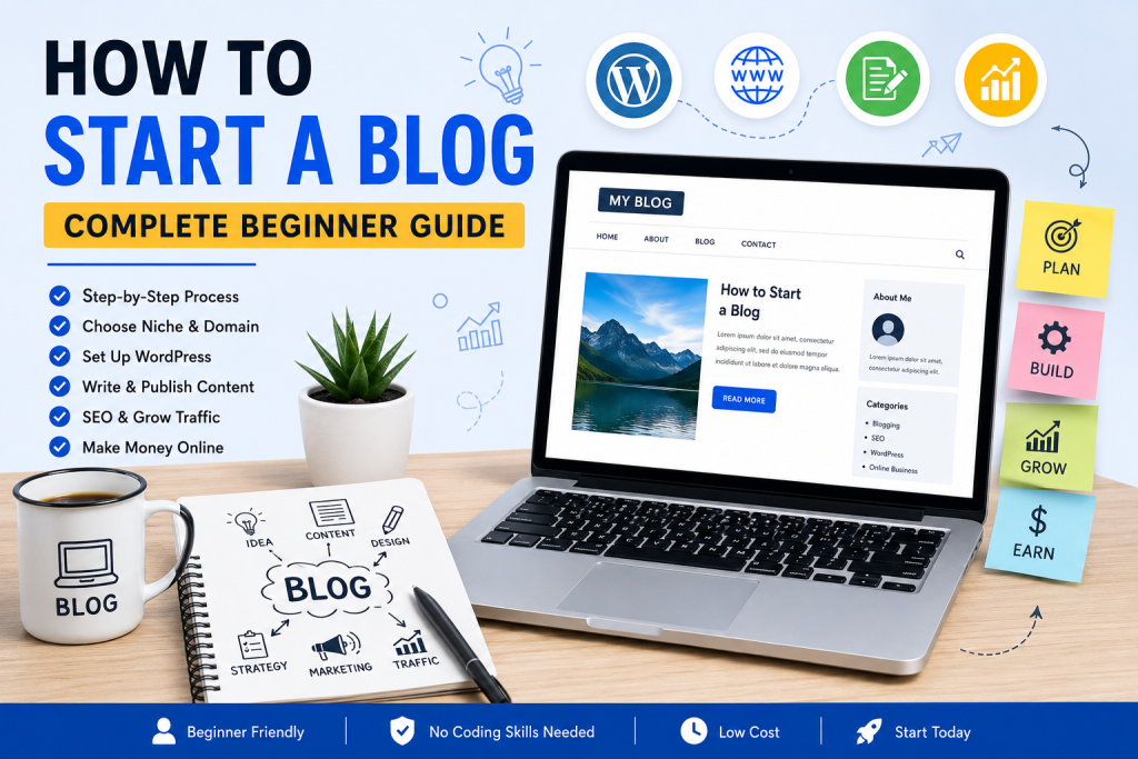 How to Start a Blog - Complete Beginner Guide